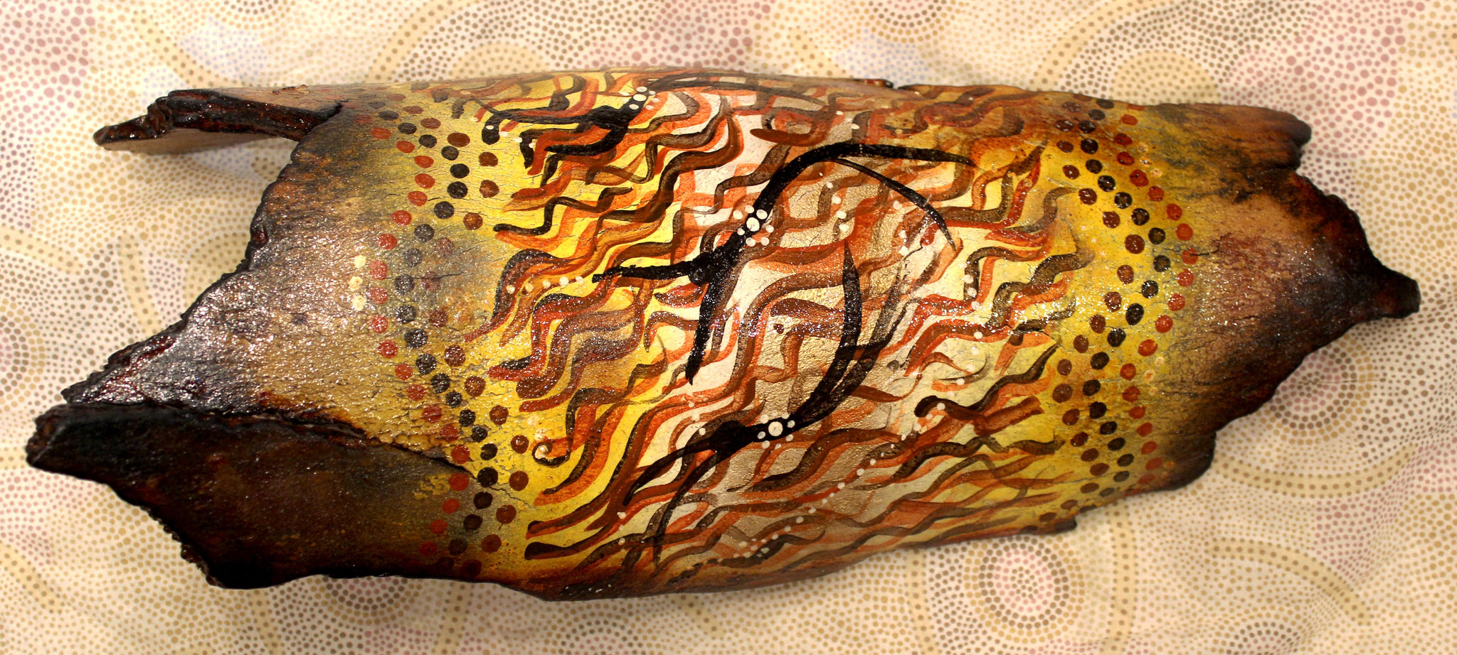 Hand-Painted Bark by Karma Matters