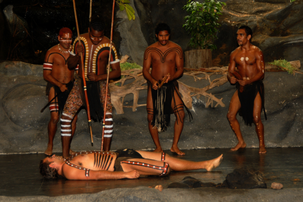 Aboriginal dance performance