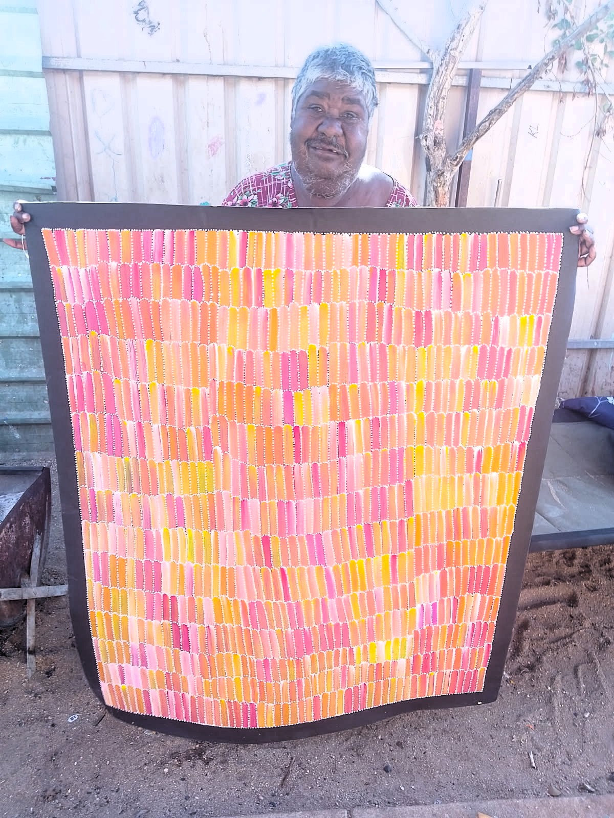 "Bush Yam" by Jeannie Mills Pwerle