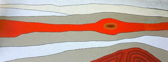 "Dry Waterhole Beating Heartland" by Kurun Warun