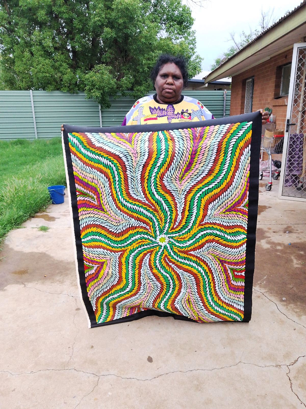 "Bush Medicine Leaves" by Tanya Nangala Price