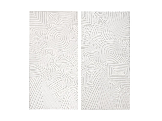 "Gnamma Holes" Diptych by Shane YONDEE Hansen