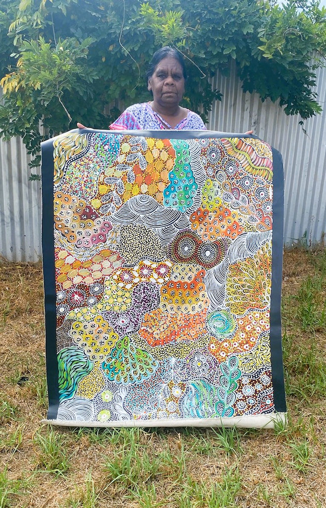 "Women's Ceremony" by Janet Golder Kngwarreye