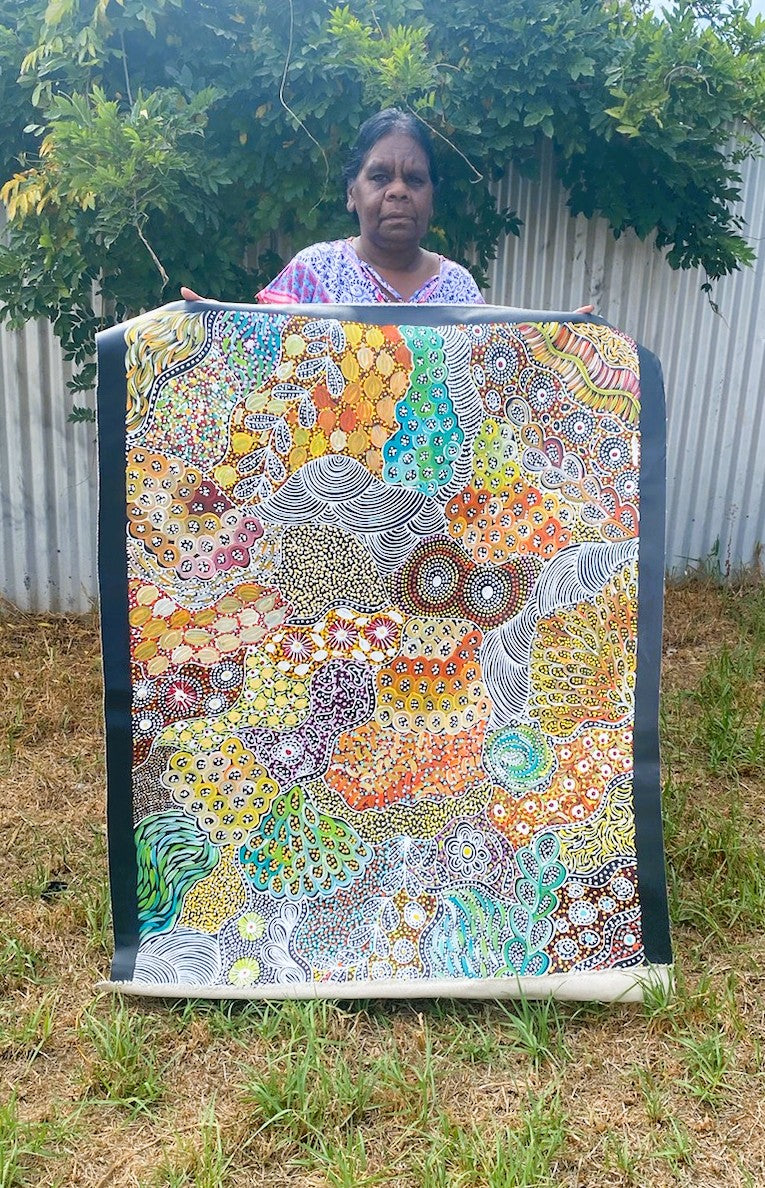 "Women's Ceremony" by Janet Golder Kngwarreye