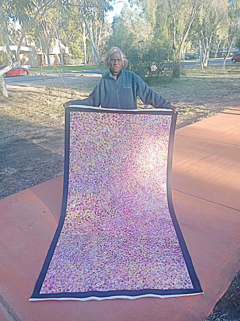 "Bush Plum Dreaming" by Bessie Petyarre