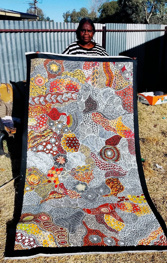 "Women's Ceremony" by Janet Golder Kngwarreye