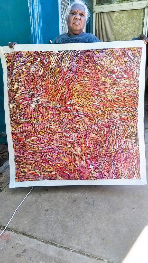 "Bush Yam Seeds" by Joy Purvis Pitjara