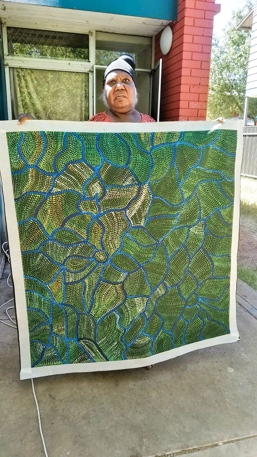 "Bush Yam Seeds" by Joy Purvis Pitjara