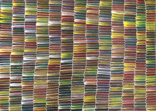 "Bush Yam Dreaming" by Jeannie Mills Pwerle