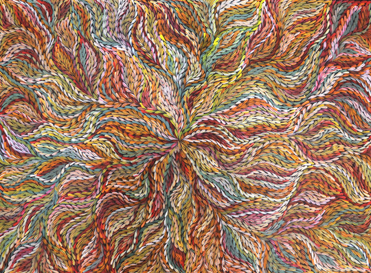 "Bush Medicine Leaves" by Rosemary Petyarre