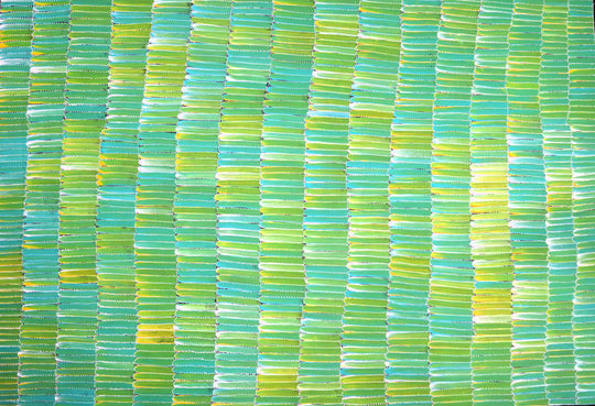 "Bush Yam Dreaming" by Jeannie Mills Pwerle