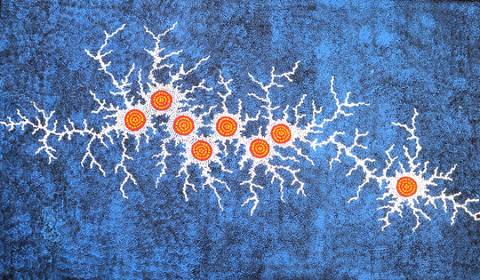 "Seven Sisters Dreaming" by Khatja Possum Nunguarrayi