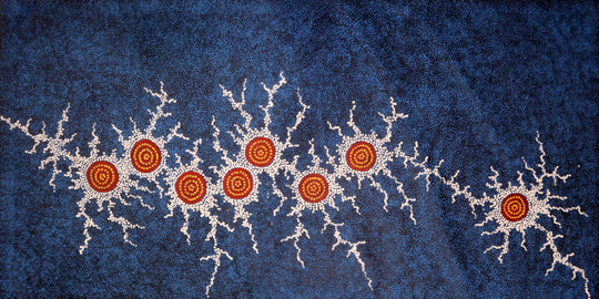 "Seven Sisters Dreaming" by Khatja Possum Nungurrayi