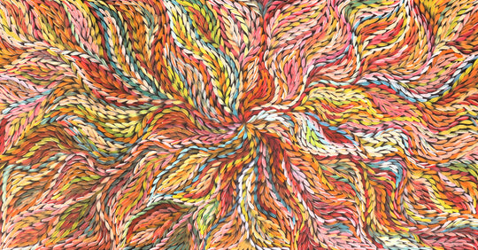 "Bush Medicine Leaves" by Rosemary Petyarre