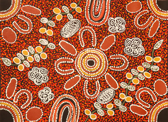 "Women Collecting Bushberries" by Lanita Numina