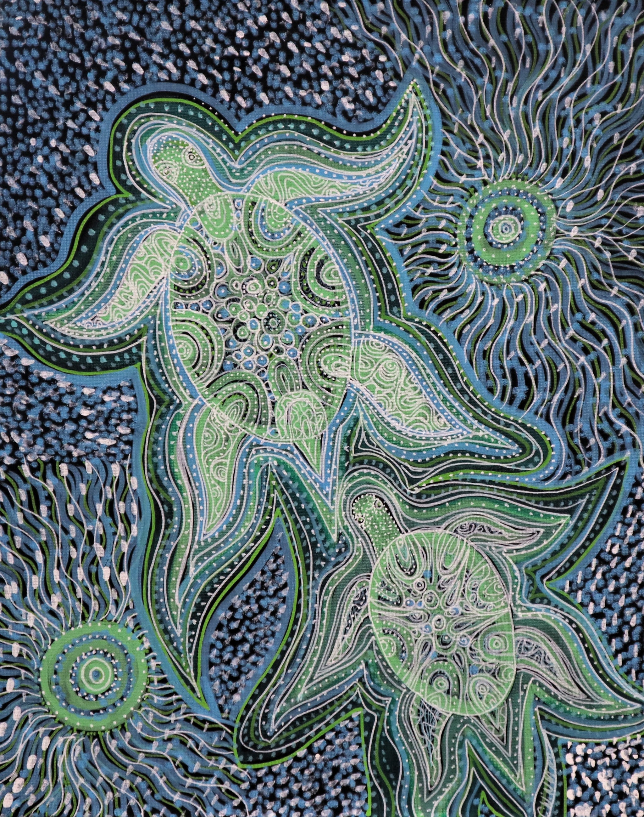Assorted Noongar Artworks by Christine Winmar