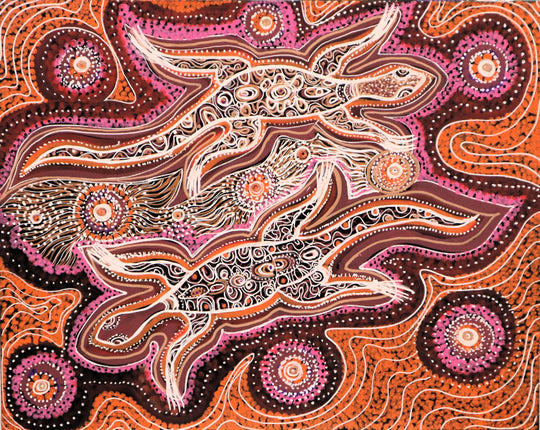 Assorted Noongar Artworks by Christine Winmar