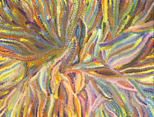 "Bush Yam" by Jedda Purvis Kngwarreye
