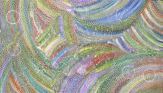 "Bush Yam" by Jedda Purvis Kngwarreye