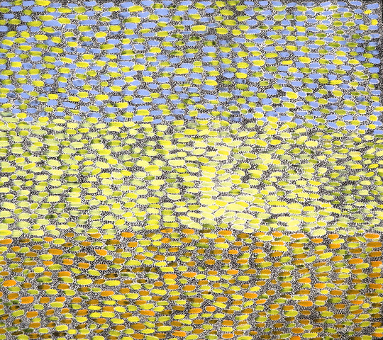 "Bush Medicine Leaves" by Maureen Purvis Kngwarreye