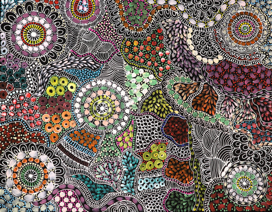 "Bush Tucker Dreaming" by Rachael Nambula