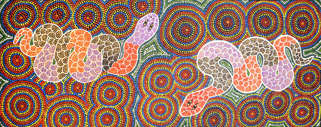 "Rainbow Serpent" by Cassandra Wongawol