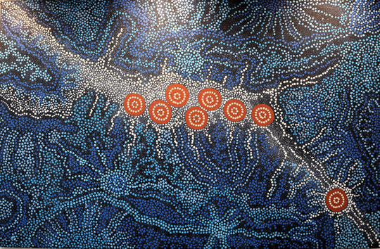 "Seven Sister's Dreaming" by Azeza Possum Ramzan