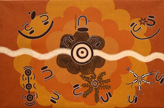 "Magpie Man Dreaming" by Betty Egan