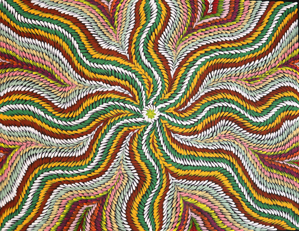 "Bush Medicine Leaves" by Tanya Nangala Price