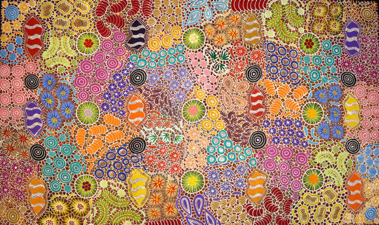 "Wild Flowers & Bush Medicine Leaves" by Tanya Nangala Price