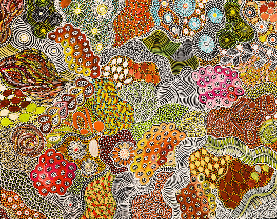 "Women's Ceremony" by Janet Golder Kngwarreye