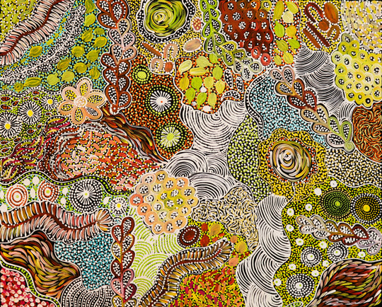 "Women's Ceremony" by Janet Golder Kngwarreye