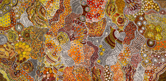 "Women's Ceremony" by Janet Golder Kngwarreye