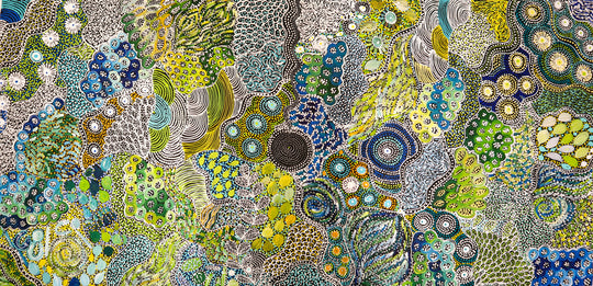 "Women's Ceremony" by Janet Golder Kngwarreye