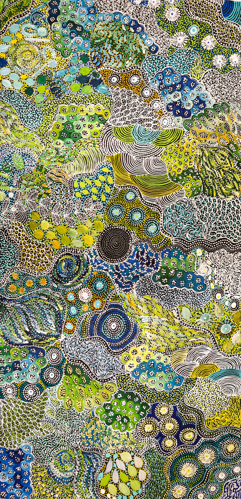 "Women's Ceremony" by Janet Golder Kngwarreye