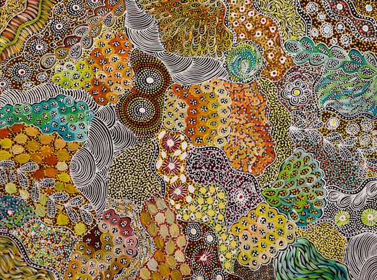 "Women's Ceremony" by Janet Golder Kngwarreye