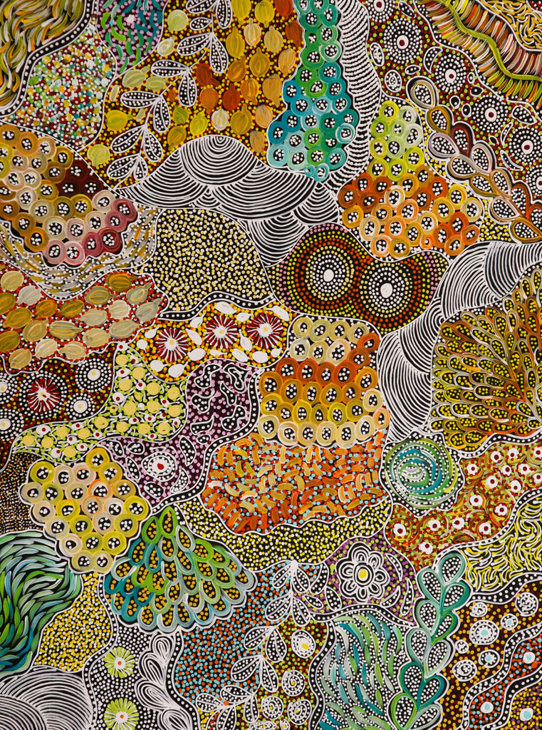 "Women's Ceremony" by Janet Golder Kngwarreye