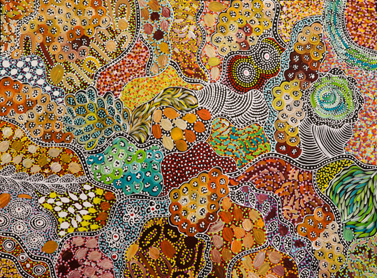 "Women's Ceremony" by Janet Golder Kngwarreye