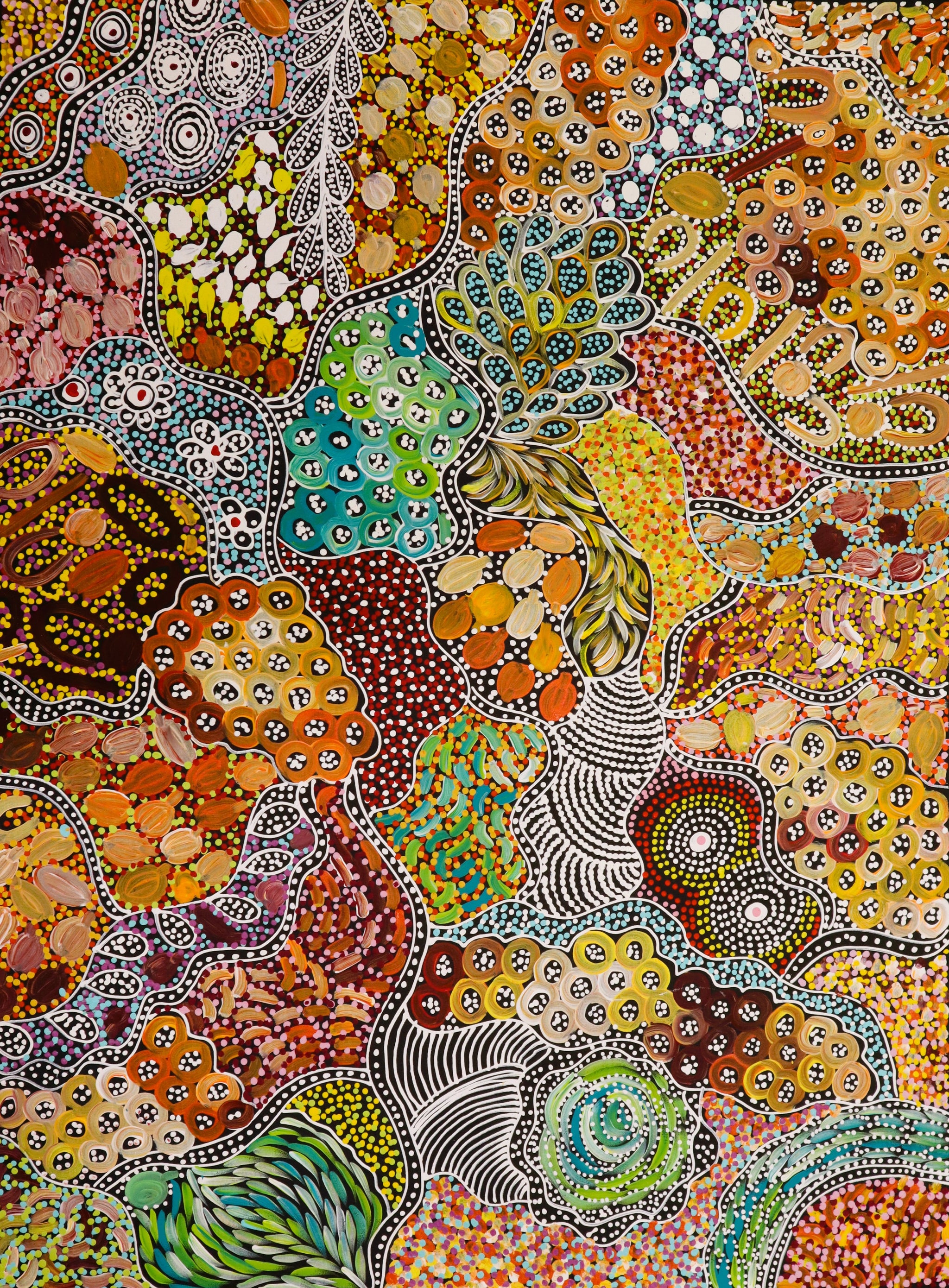 "Women's Ceremony" by Janet Golder Kngwarreye