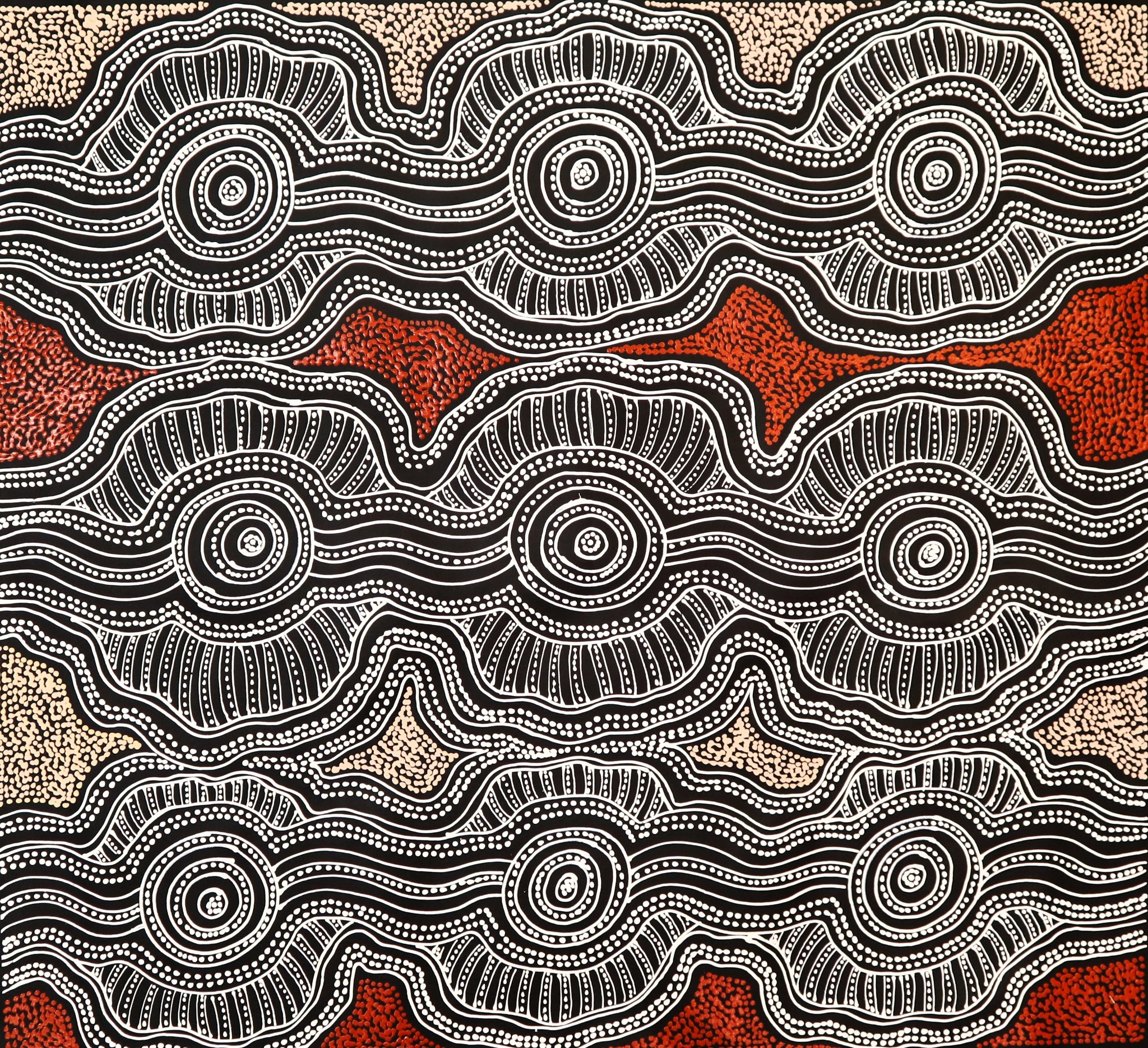 "Emu Dreaming" by Sharon Numina Napanangka