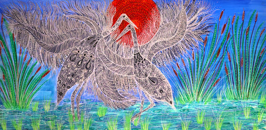 "Brolga Dreaming" by Christine Winmar