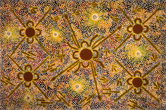 "Bush Camp Dreaming" by Jhonny Jungala Cusak