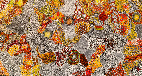 "Women's Ceremony" by Janet Golder Kngwarreye