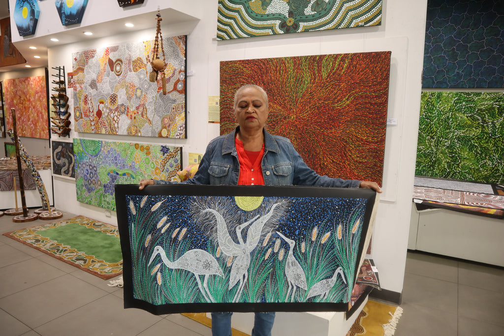 "Brolga Dreaming" by Christine Winmar