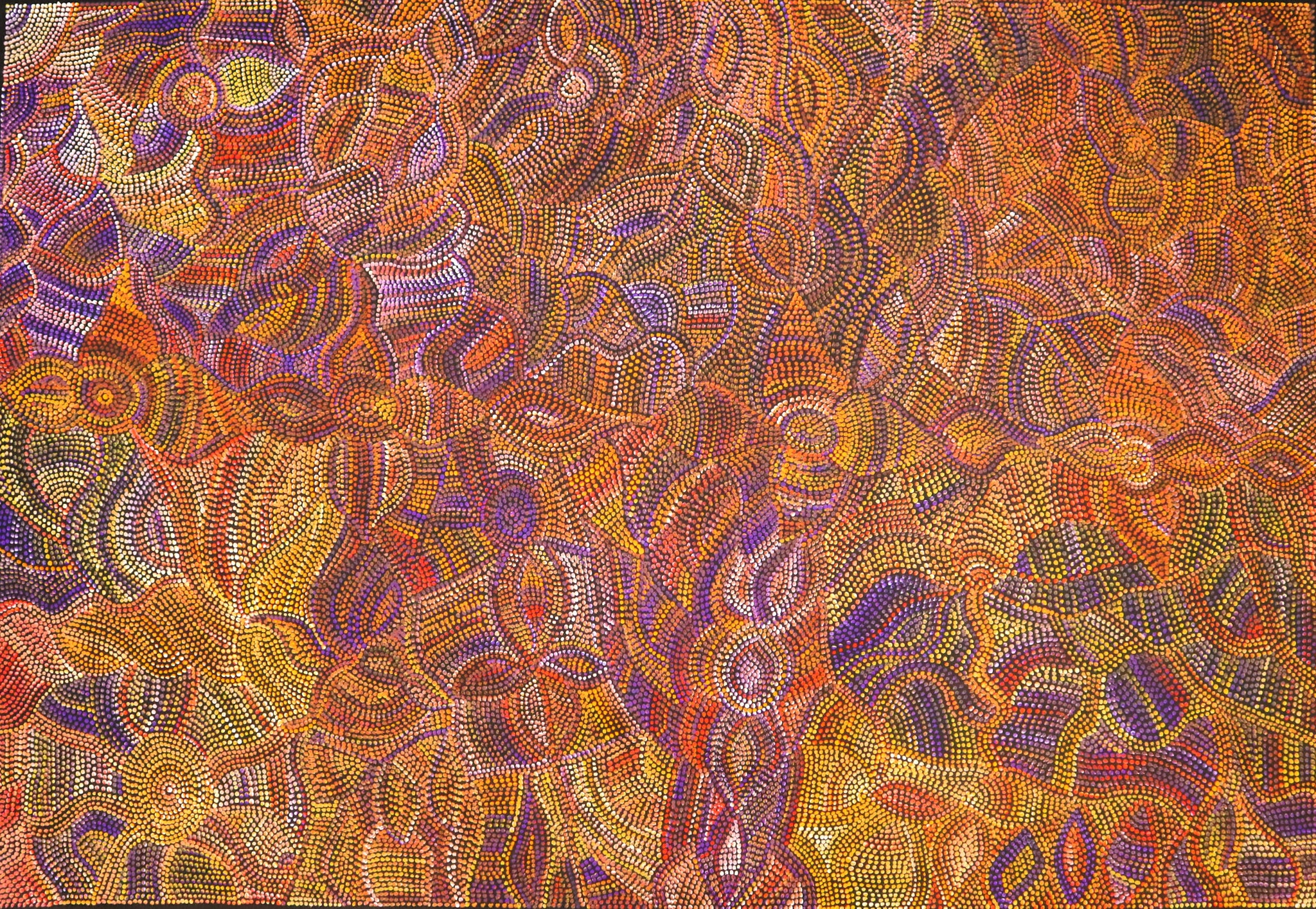 "Bush Yam Seeds" by Joy Purvis Pitjara