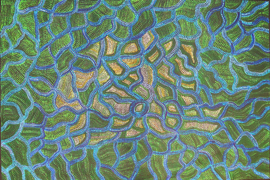 "Bush Yam Seeds" by Joy Purvis Pitjara