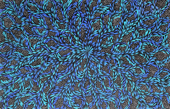 "Bush Medicine Leaves" by Louise Numina Napananka