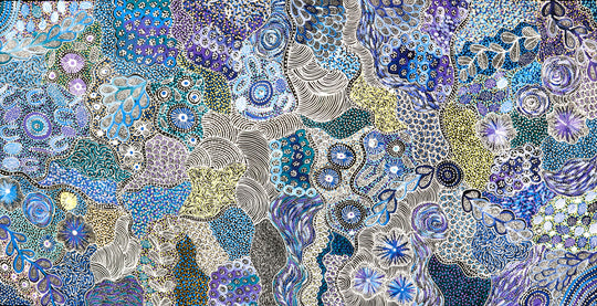 "Women's Ceremony" by Janet Golder Kngwarreye