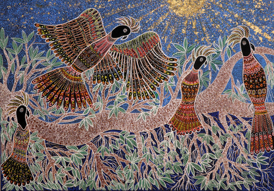 "Black Cockatoo Dreaming" by Christine Winmar