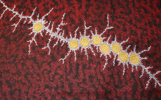 "Seven Sister's Dreaming" by Azeza Possum Ramzan